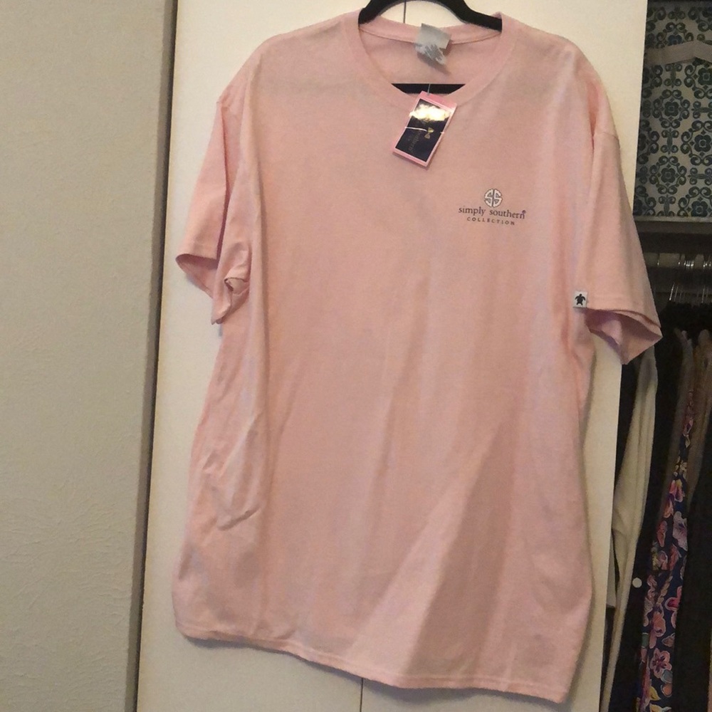 BNWT Pink Simply Southern Nurse T-shirt